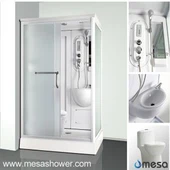 전체 휴대용 위생 MER-5810 휴대용 휴대용 사우나 캐빈 룸