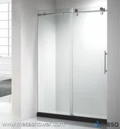 우아한 새로운 롤러 Frameless 알루미늄 슬라이딩 샤워 문