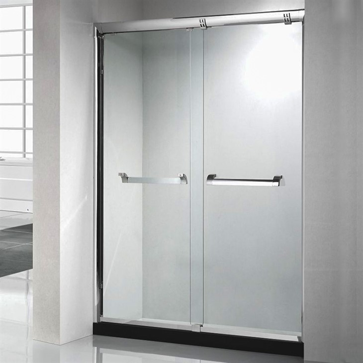 새로운 디자인 액자 우아한 스테인레스 스틸 저렴한 가격 슬라이딩 샤워 문